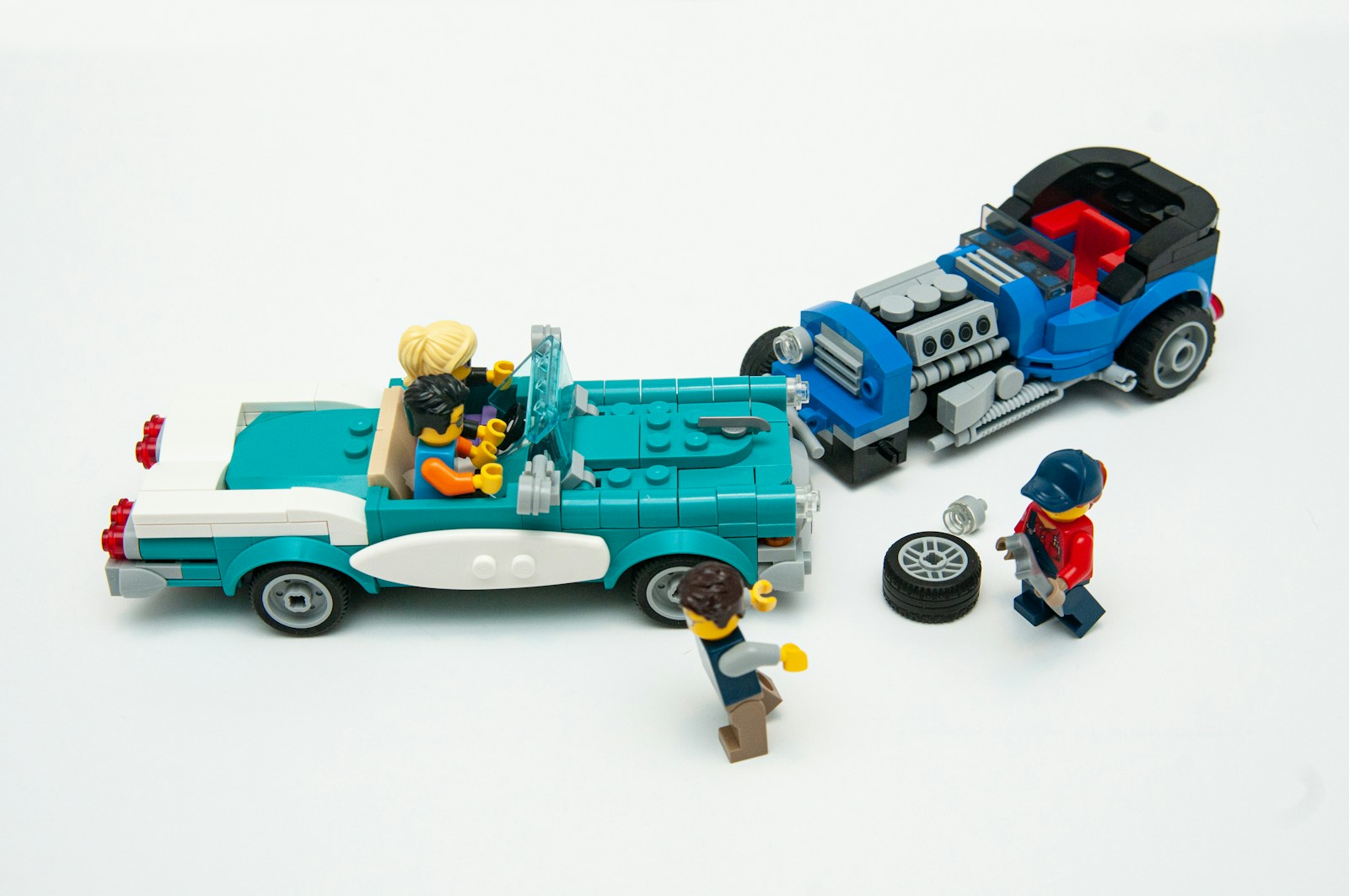 blue and black lego truck toy symbolizing how to file an auto claim